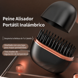 Peine Alisador Portátil Inalámbrico – Cepillo Anti Frizz Recargable de Viaje