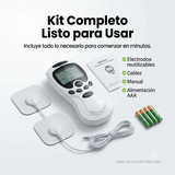 Masajeador Terapéutico de Pulso Digital | 8 Modos de Terapia