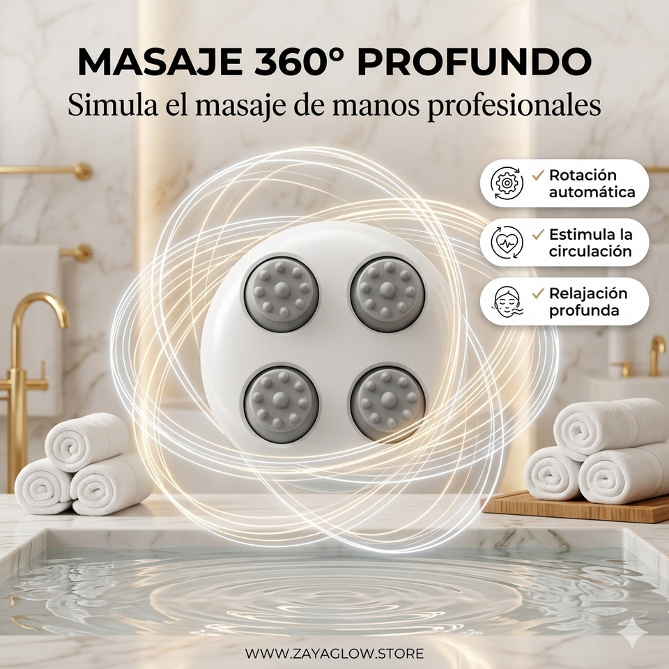 Masajeador de Cuero Cabelludo Relajante | Efecto Spa en Casa