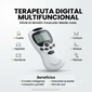 Masajeador Terapéutico de Pulso Digital | 8 Modos de Terapia